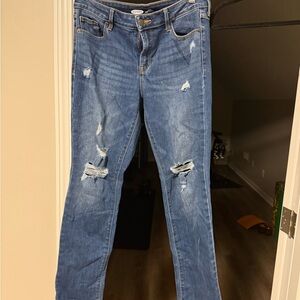 Old Navy Distressed Skinny Jeans - Blue